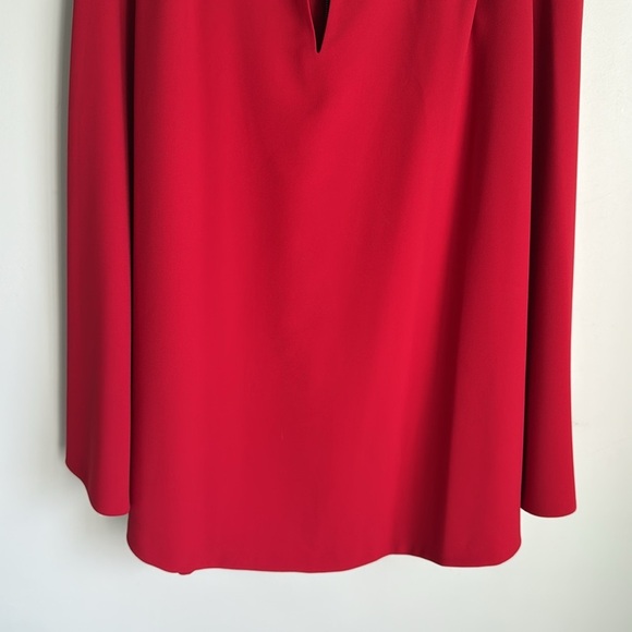 Alice & Olivia Neely Cape-Back Crepe Mini Dress 8 - Picture 7 of 11